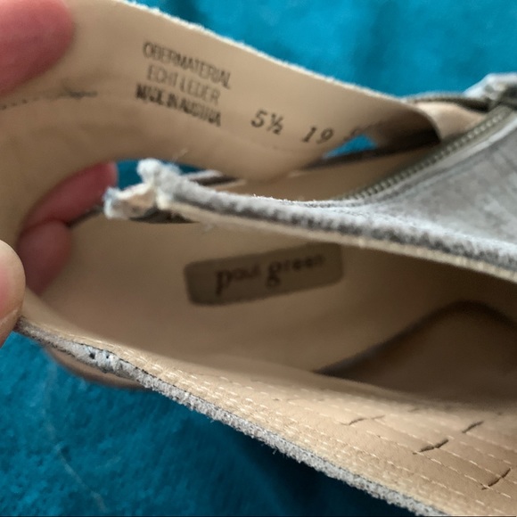 Paul Green Puter colored heeled/ sandals - Picture 2 of 4